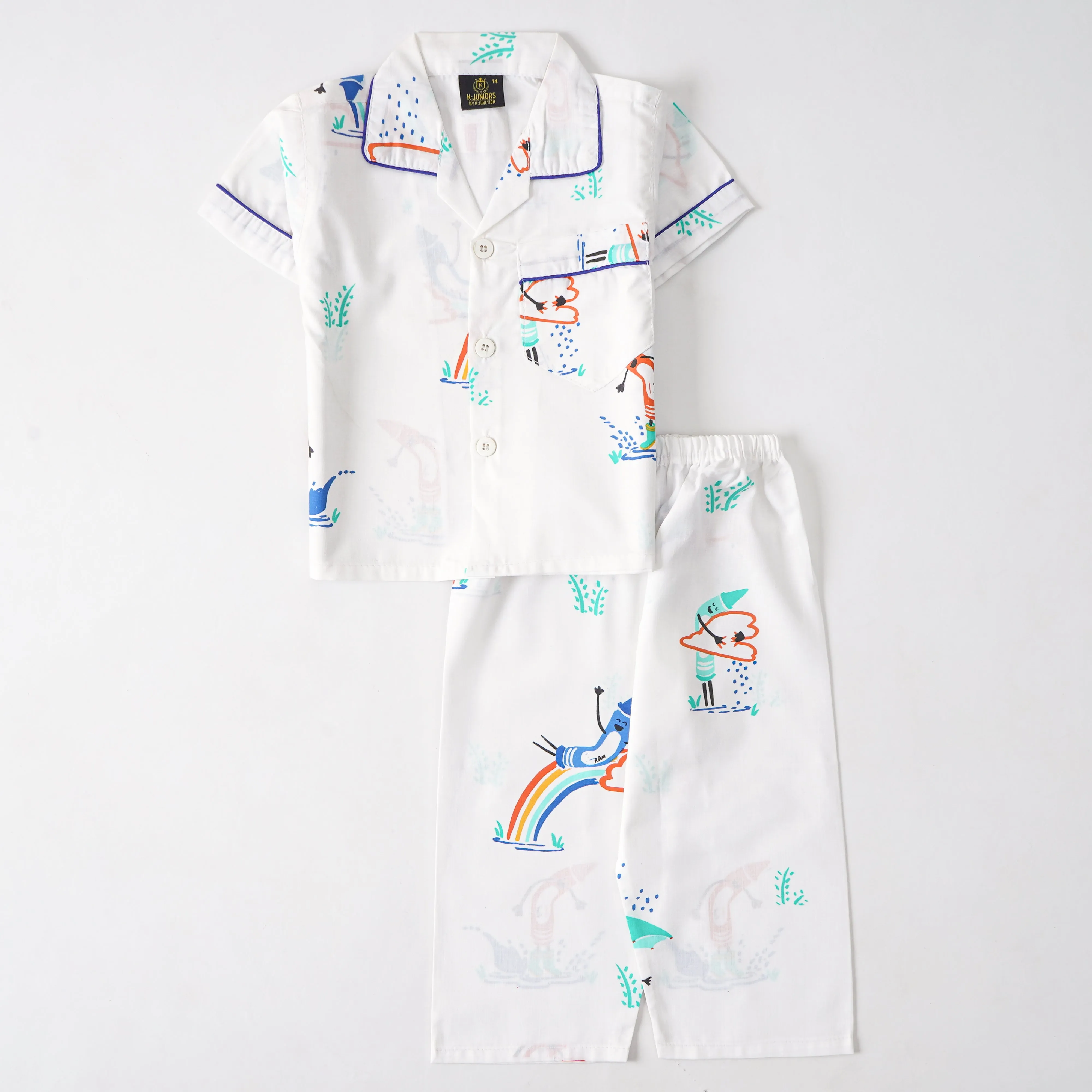 Boys Night Suit Full Sleeves