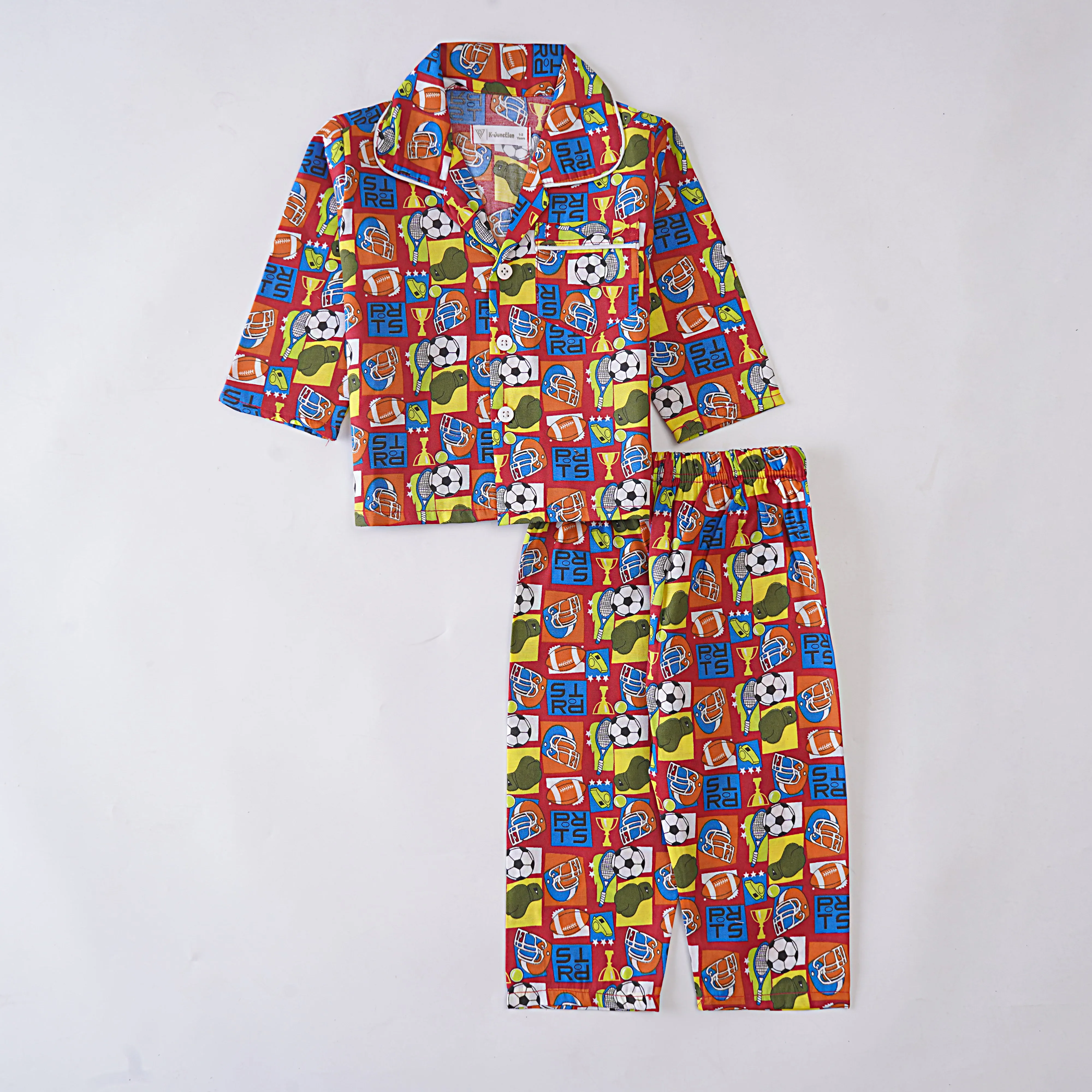 Boys Night Suit Full Sleeves