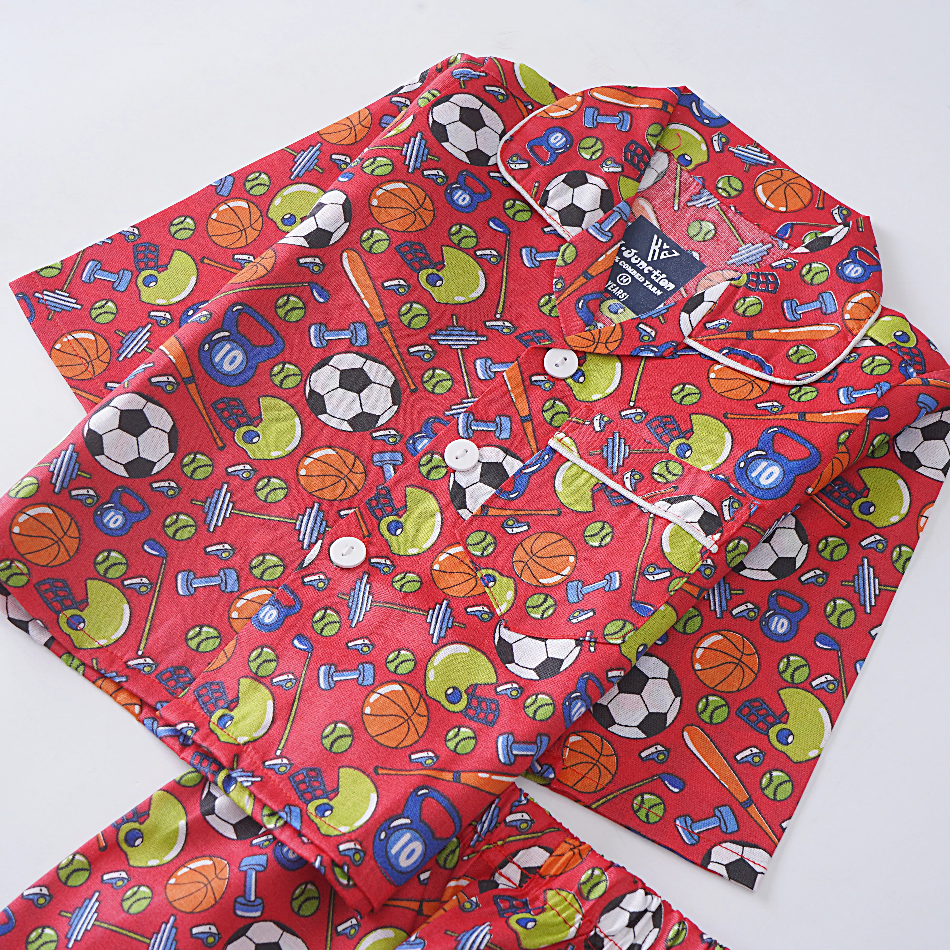 Boys Night Suit Full Sleeves