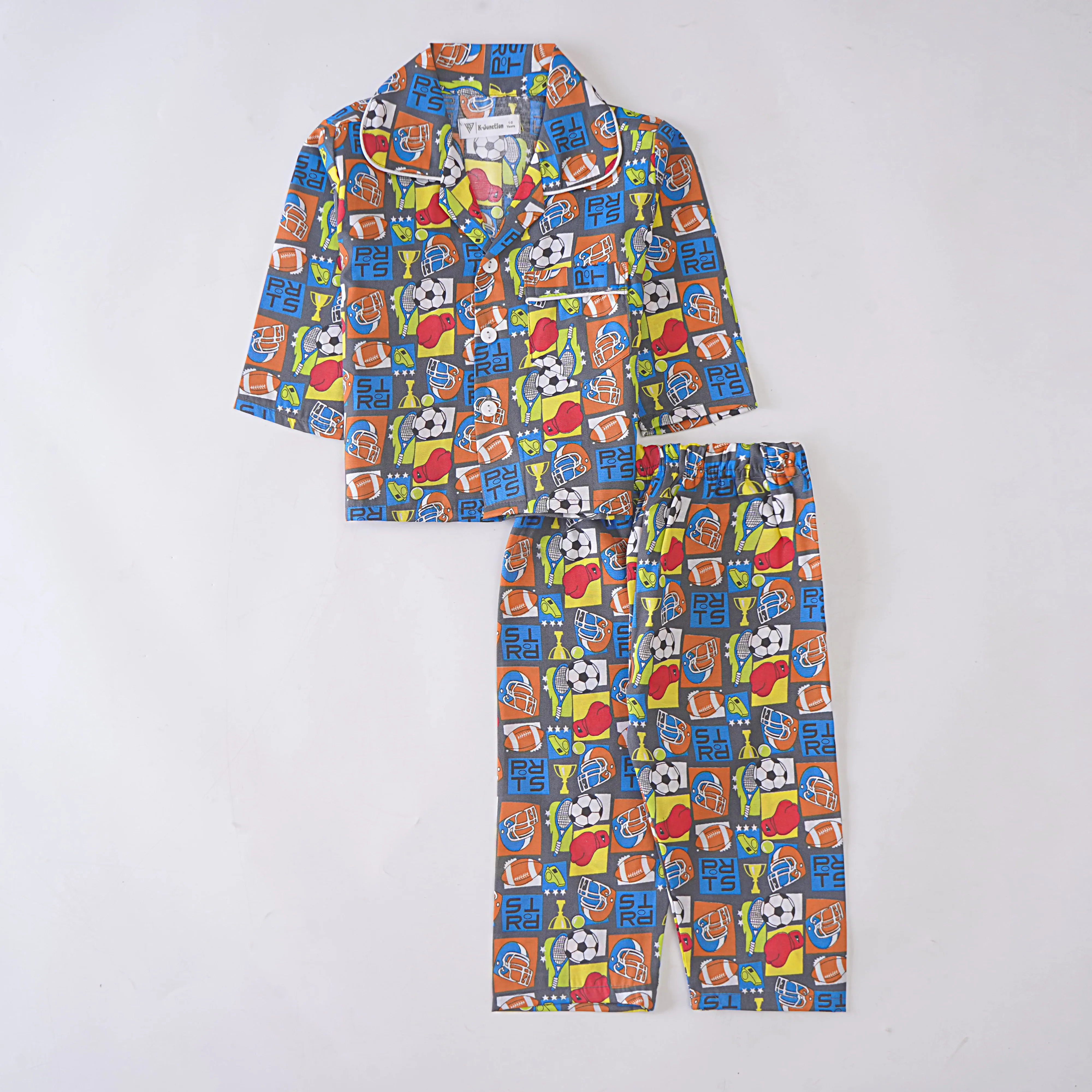 Boys Night Suit Full Sleeves