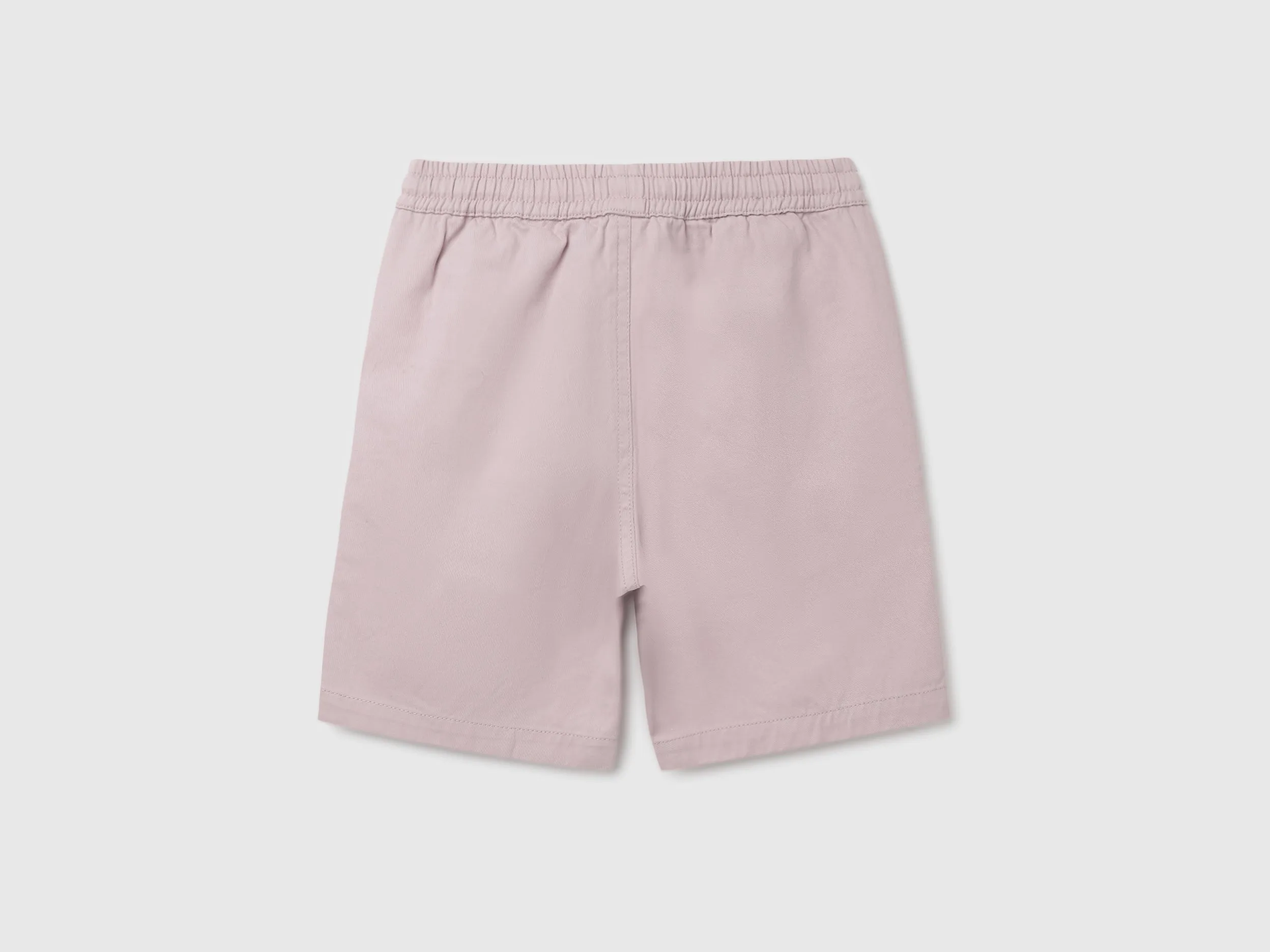 Boy's Solid Regular Fit Shorts with Drawstring Closure