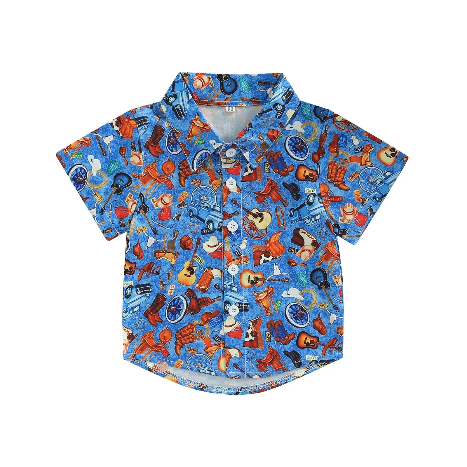 Boys Summer Pattern Shirts