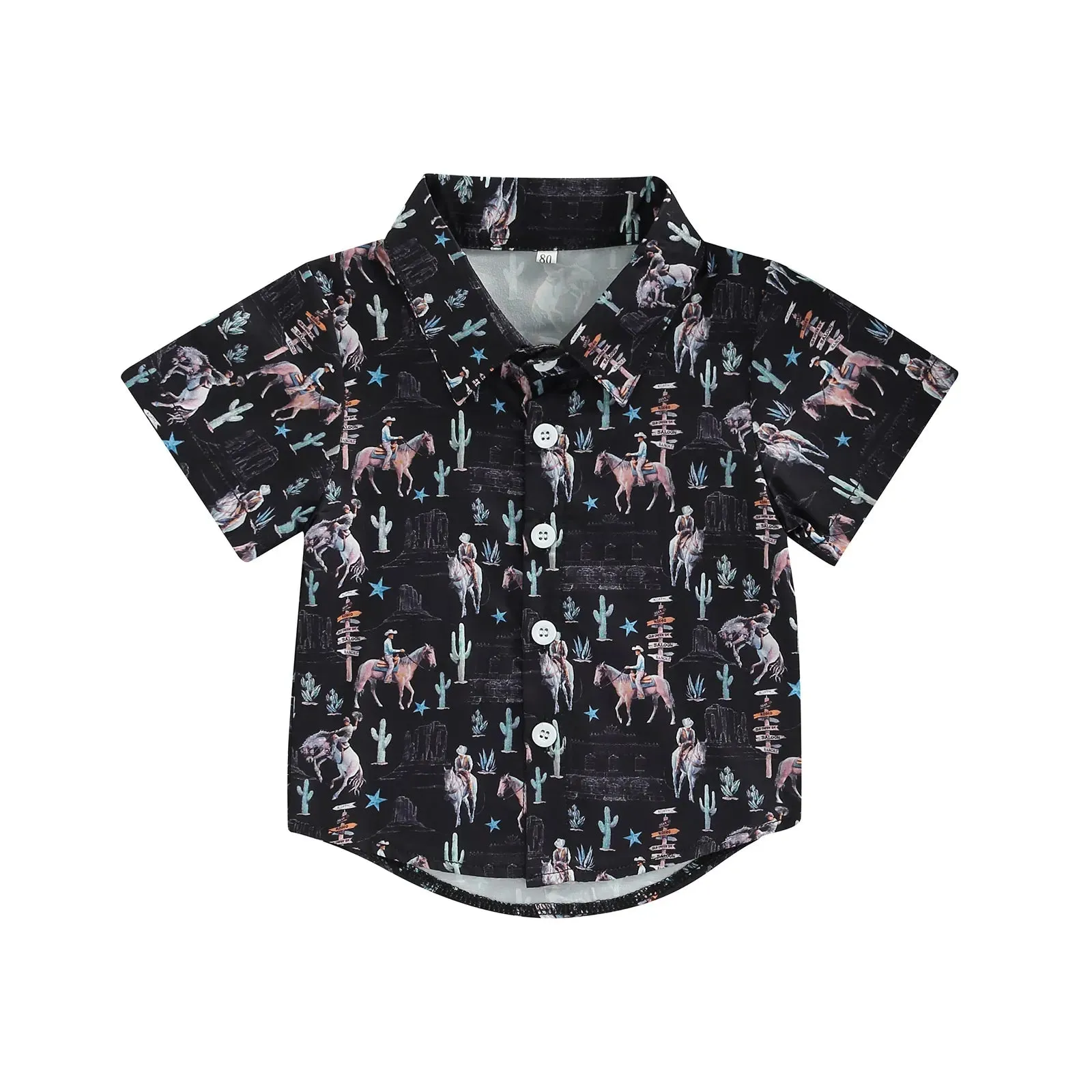 Boys Summer Pattern Shirts