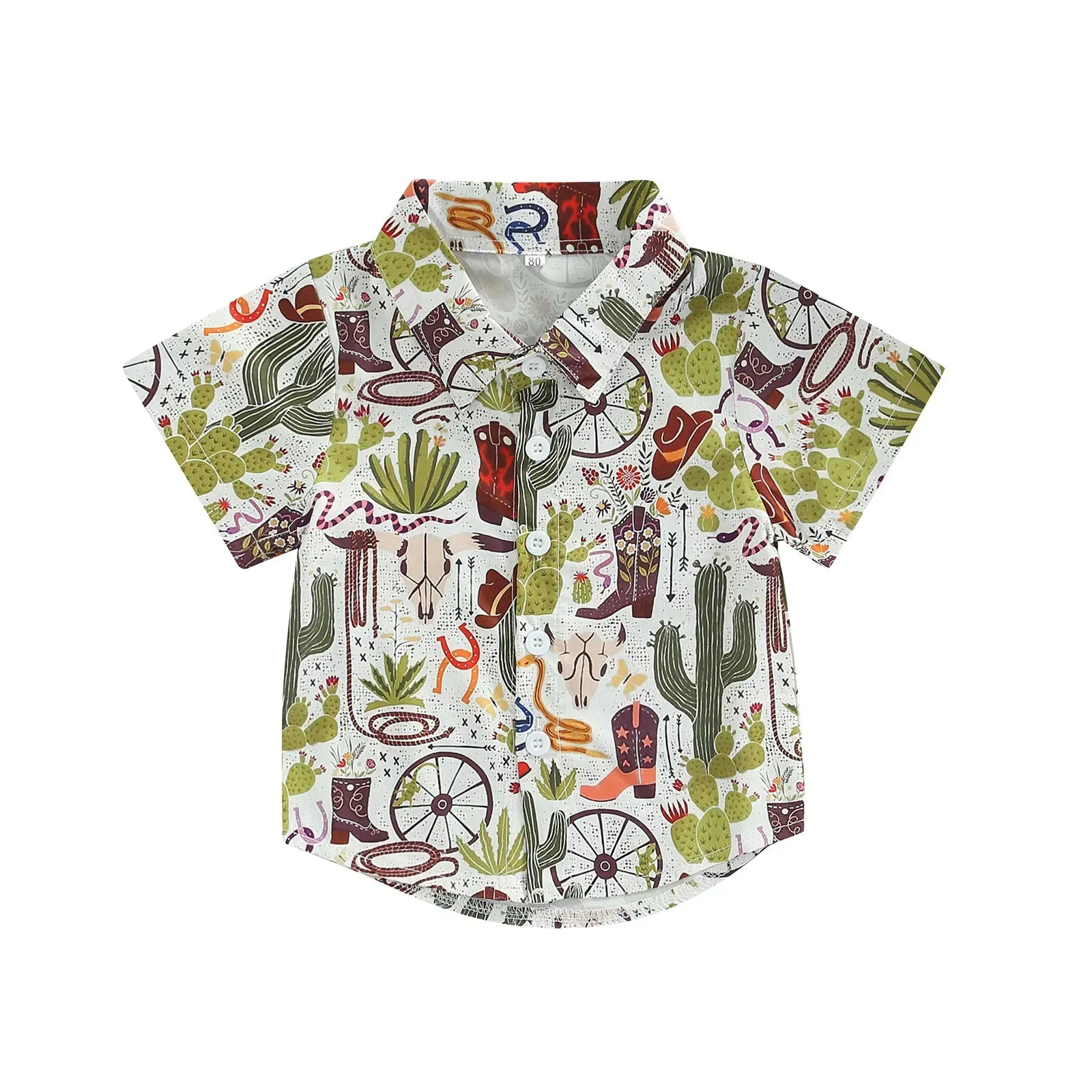 Boys Summer Pattern Shirts