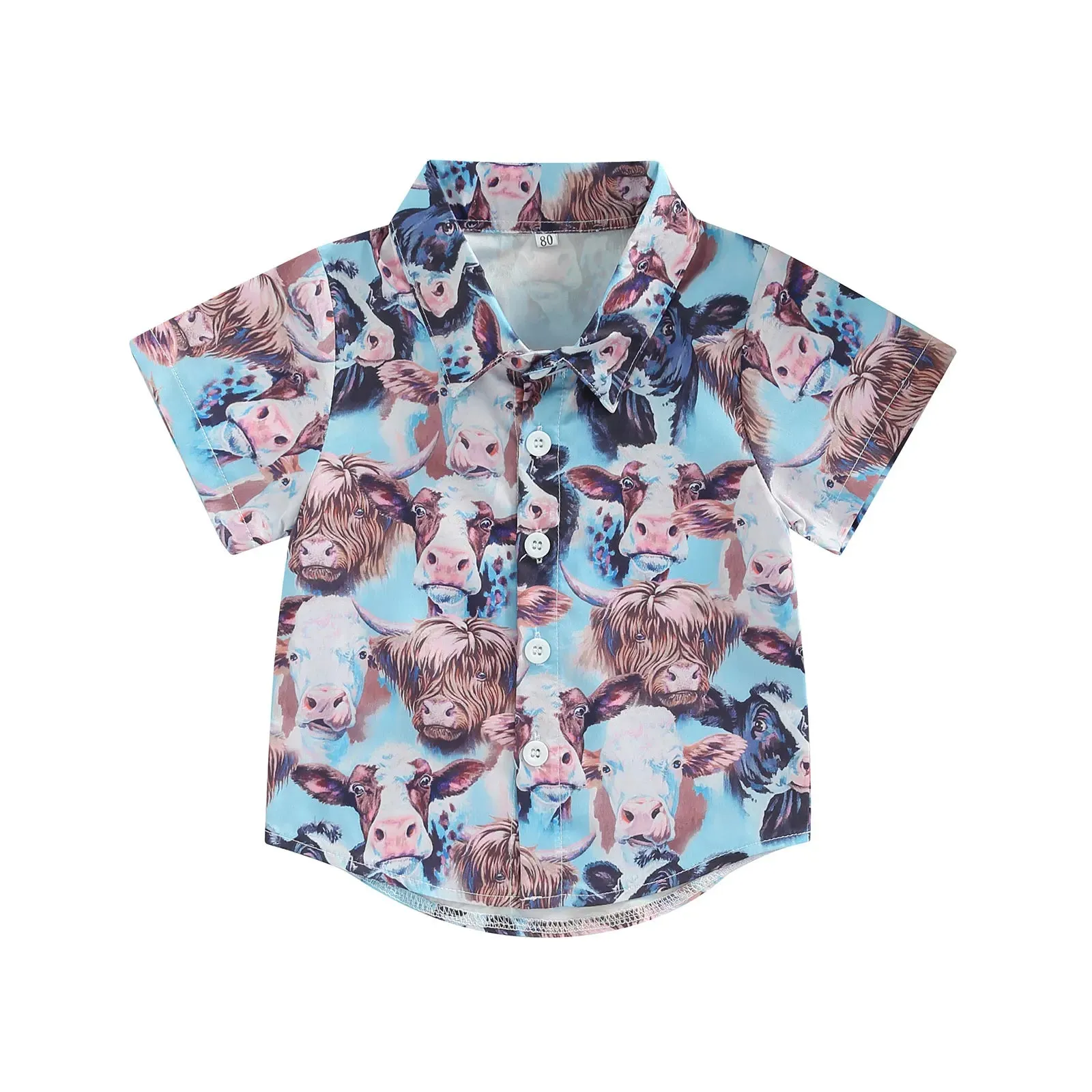 Boys Summer Pattern Shirts