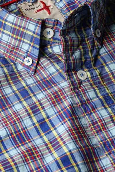 Broadcloth Plaids Long Sleeve Shirt