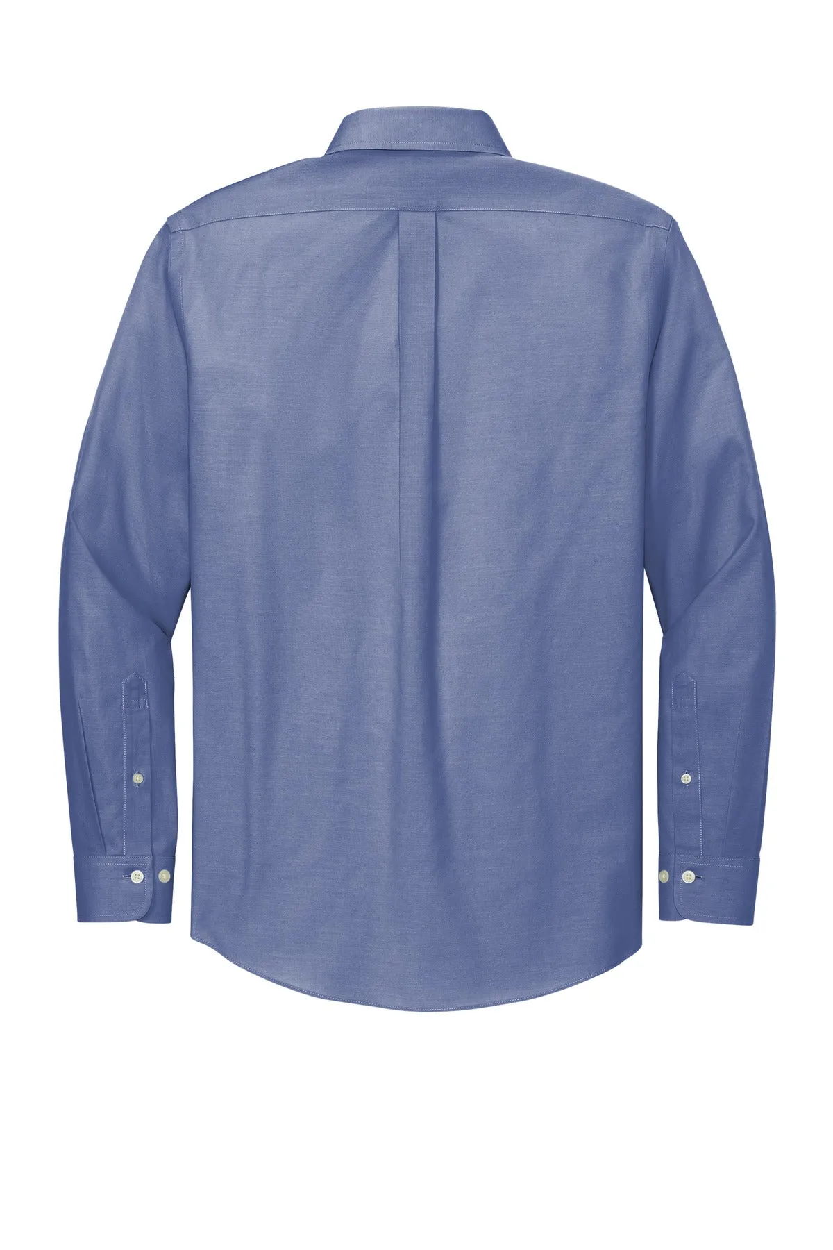Brooks Brothers Tall Wrinkle-Free Stretch Pinpoint Shirt TBB18000 Cobalt Blue Tall
