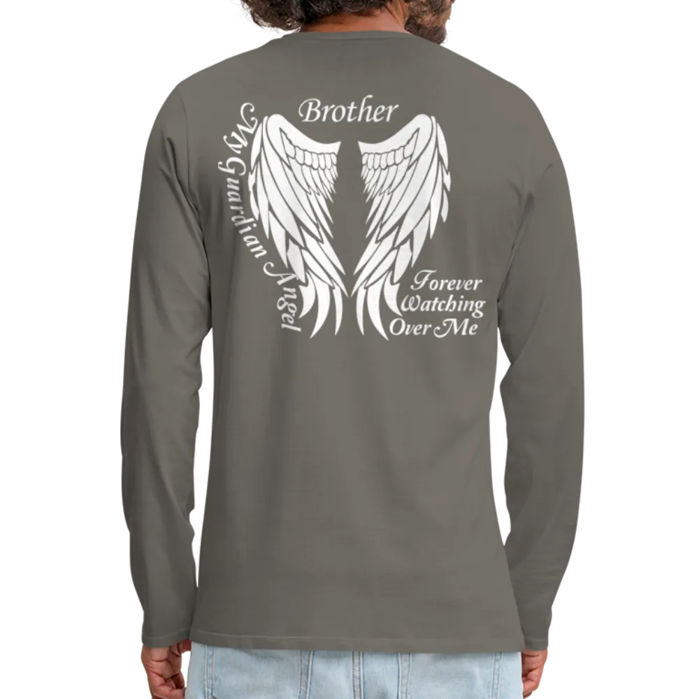 Brother Guardian Angel Men's Premium Long Sleeve T-Shirt