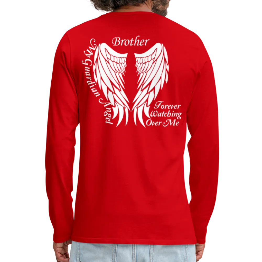 Brother Guardian Angel Men's Premium Long Sleeve T-Shirt