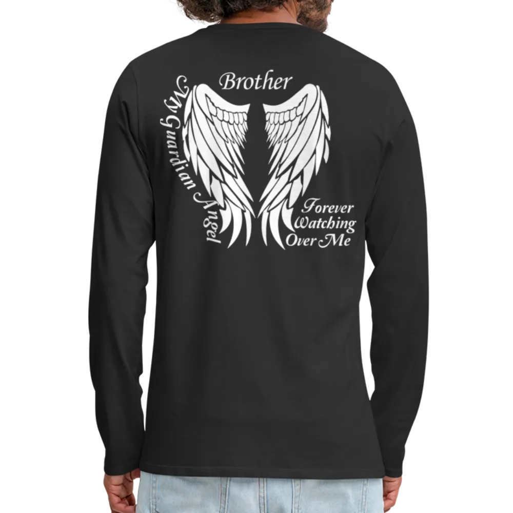 Brother Guardian Angel Men's Premium Long Sleeve T-Shirt