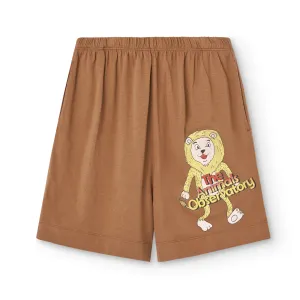 Brown Lion Bermuda Mole Shorts