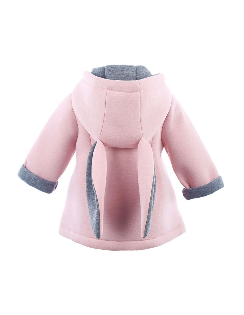 Bunny Hooded Jacket Pink