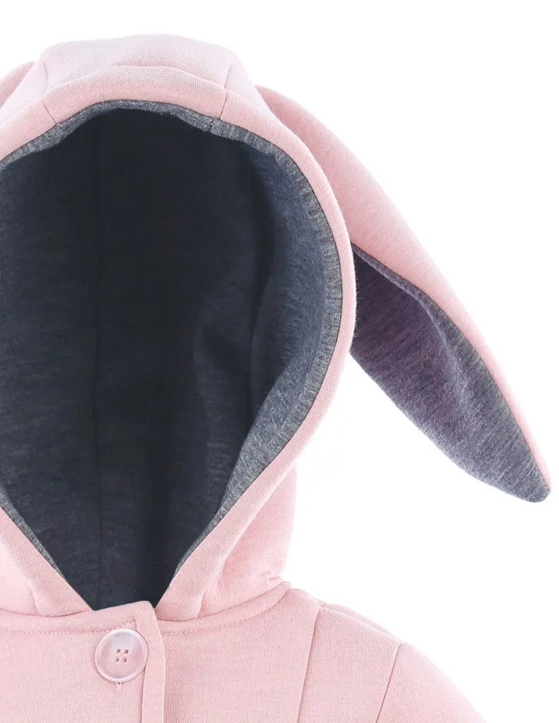 Bunny Hooded Jacket Pink