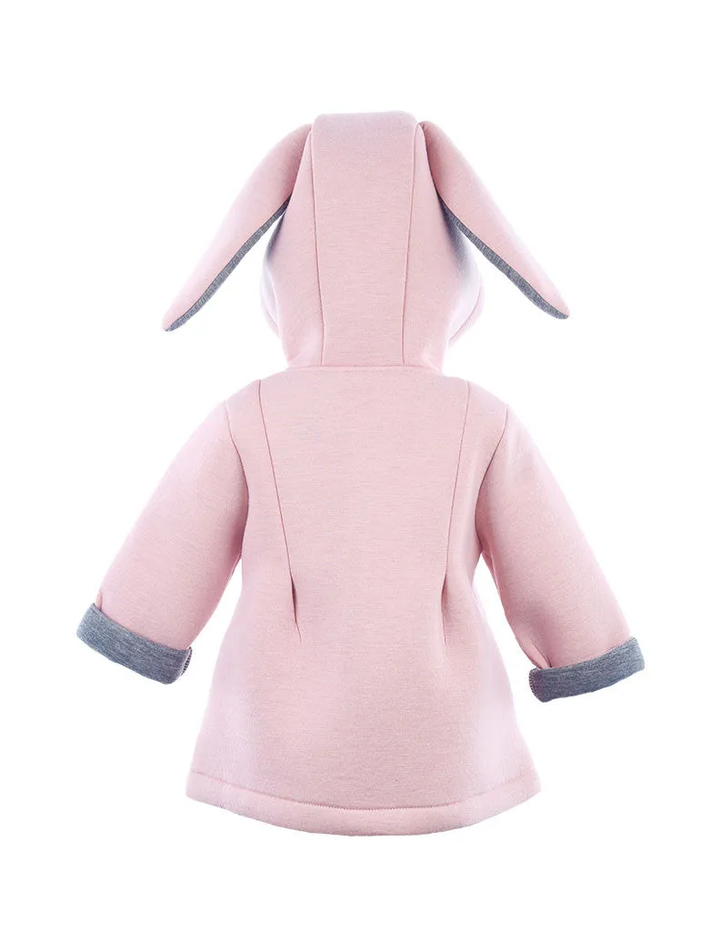 Bunny Hooded Jacket Pink