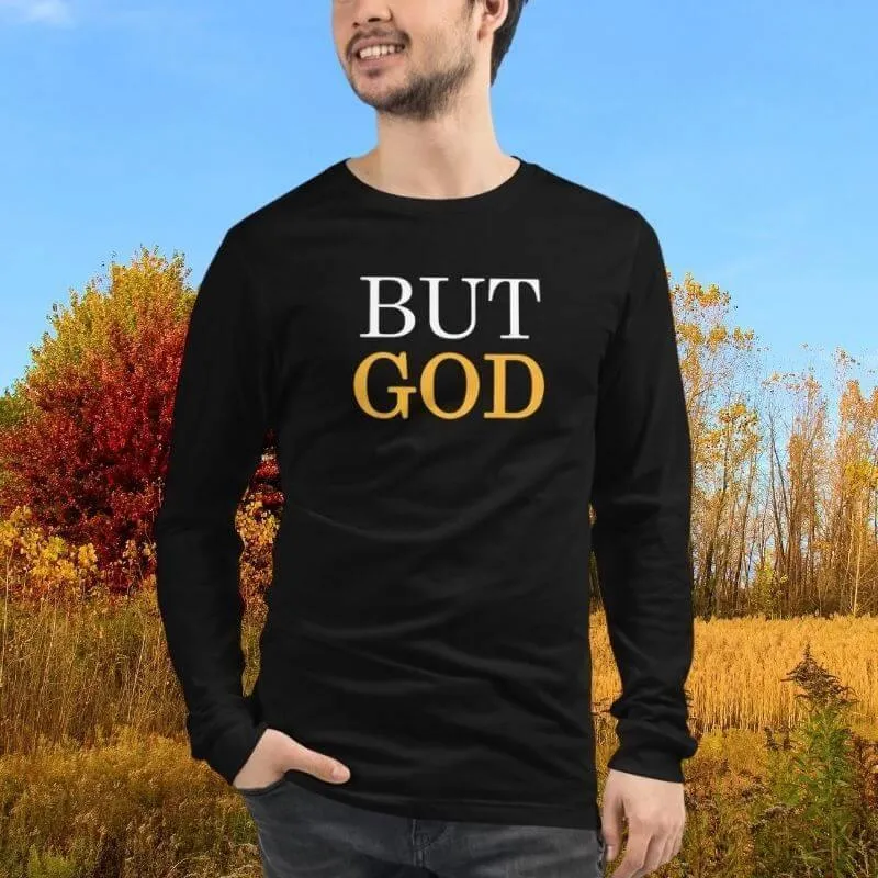But God with ABC's of Salvation 2-Sided Long Sleeve T-Shirt