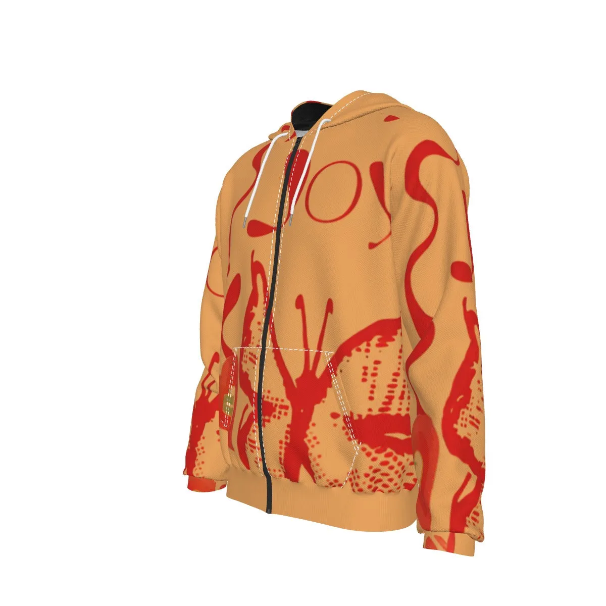 Butterfly Affect Men's Heavy Fleece Hoodie With Pocket