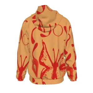 Butterfly Affect Men's Heavy Fleece Hoodie With Pocket