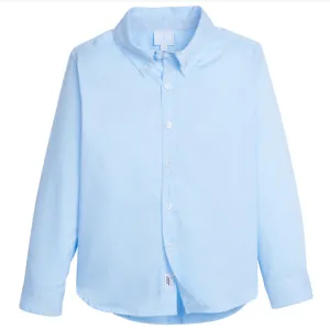 Button Down Shirt - Light Blue Pique
