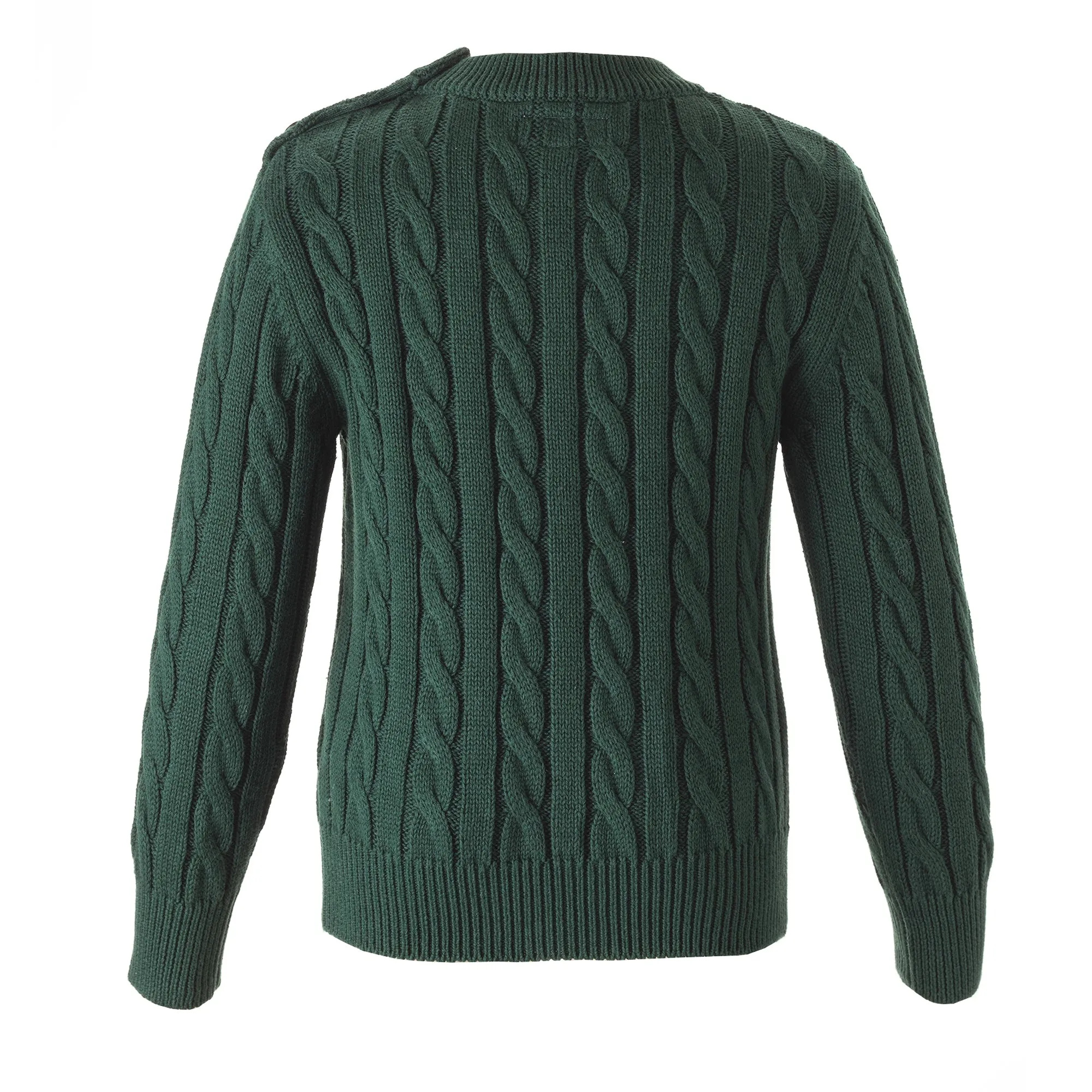 Cable Knit Sweater, Green