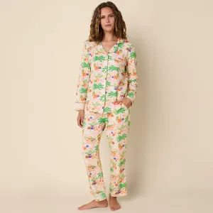 California Christmas Pima Knit Long-Sleeved Pajama