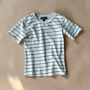 Cameron Pinstripe Tee | Putty