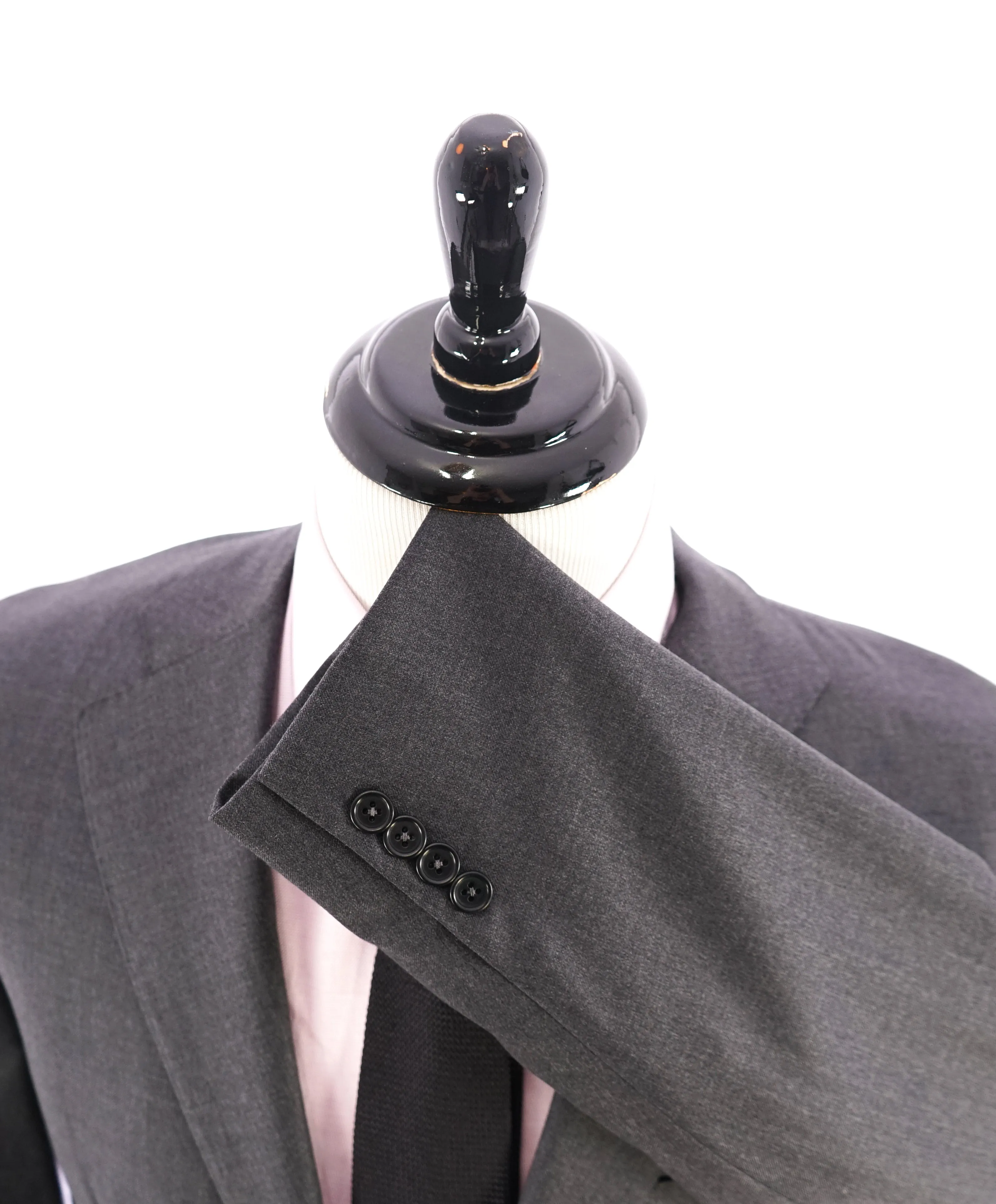 CANALI - Gray Charcoal *CLOSET STAPLE* Notch Lapel Iconic Suit -  42R