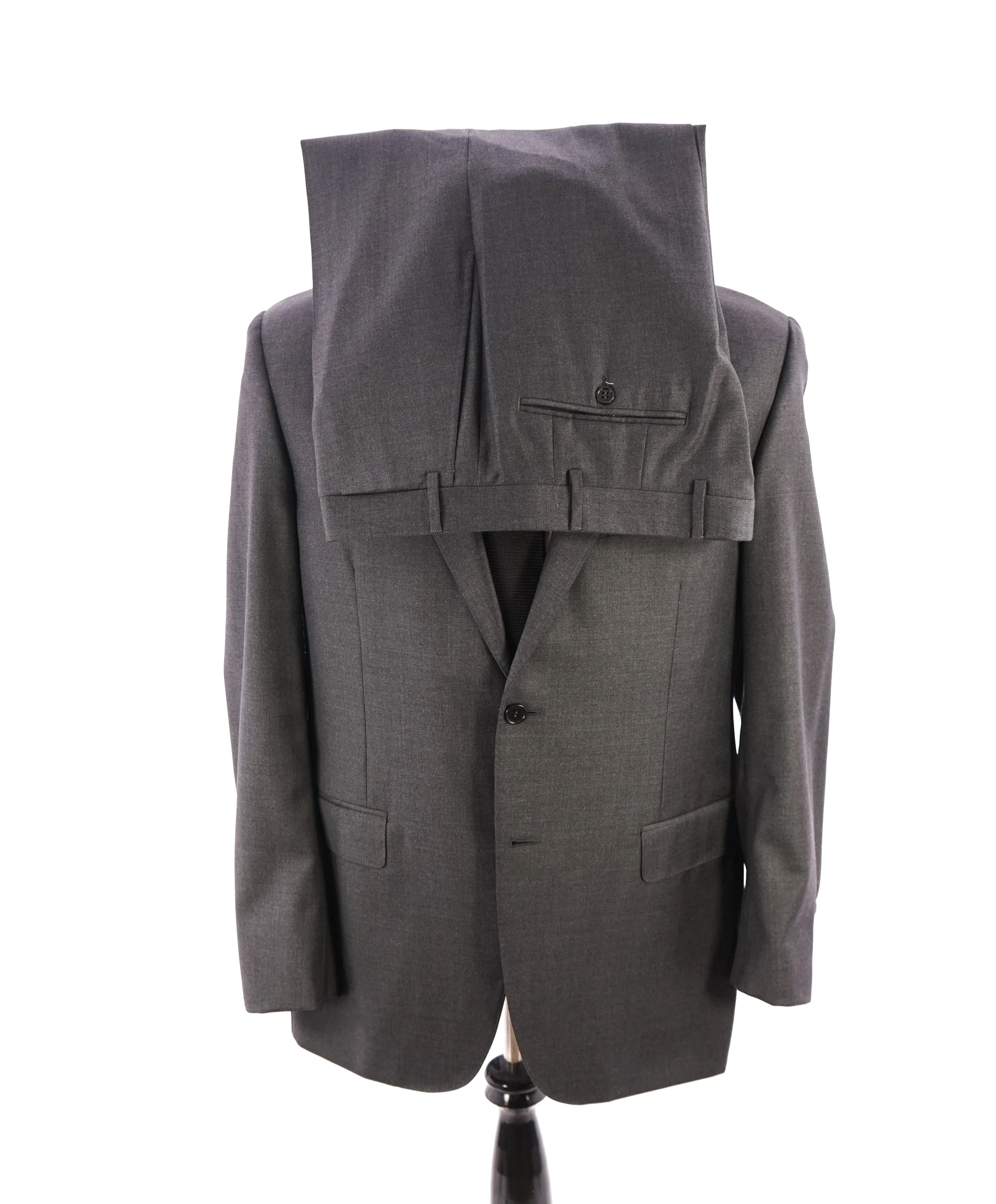 CANALI - Gray Charcoal *CLOSET STAPLE* Notch Lapel Iconic Suit -  42R