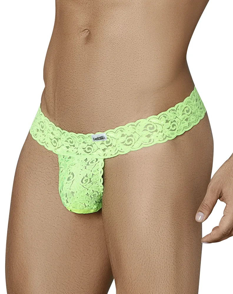Candyman 99315 Peek A Boo Thongs Black