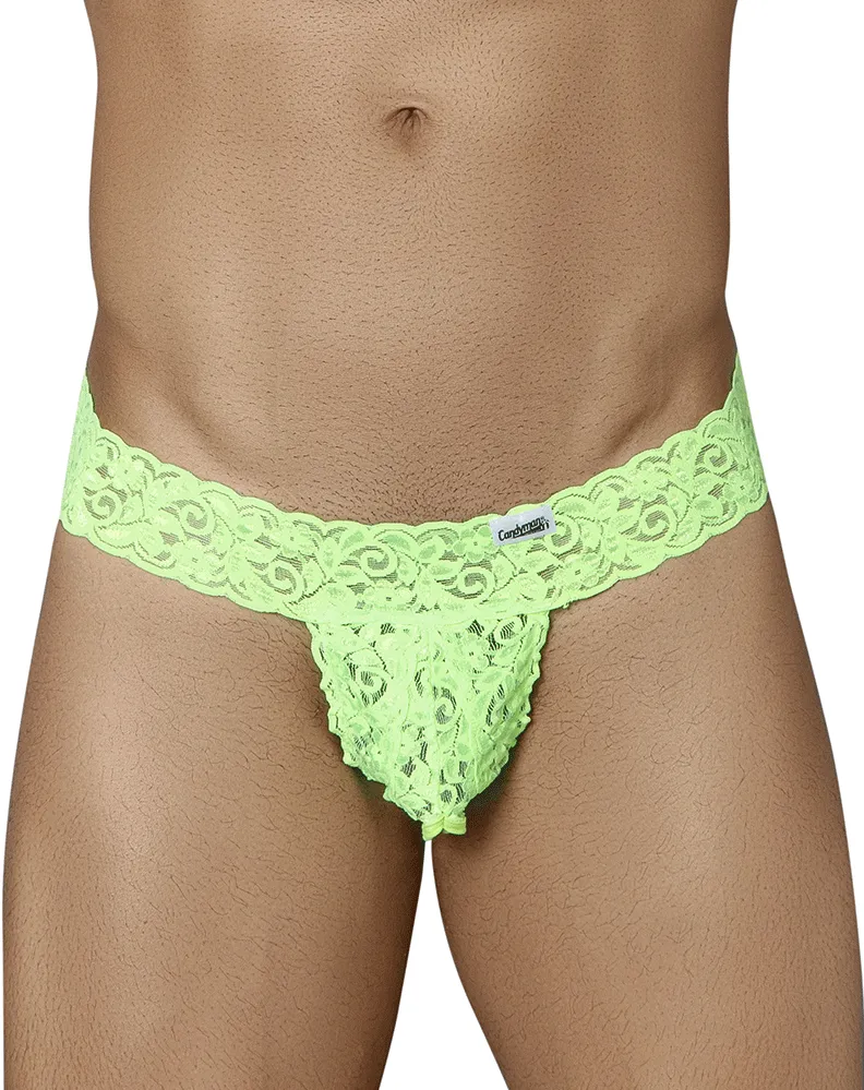 Candyman 99315 Peek A Boo Thongs Black