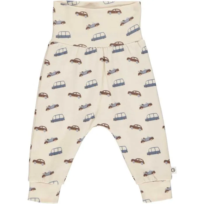 Car Pants Baby - Buttercream