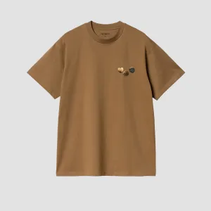 Carhartt WIP Button T-Shirt Hamilton Brown