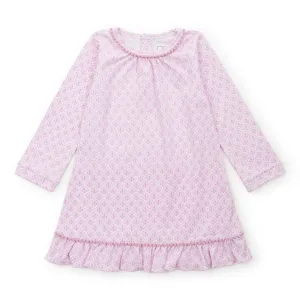 Carlin Girls' Dress - Scalloped in Pink
