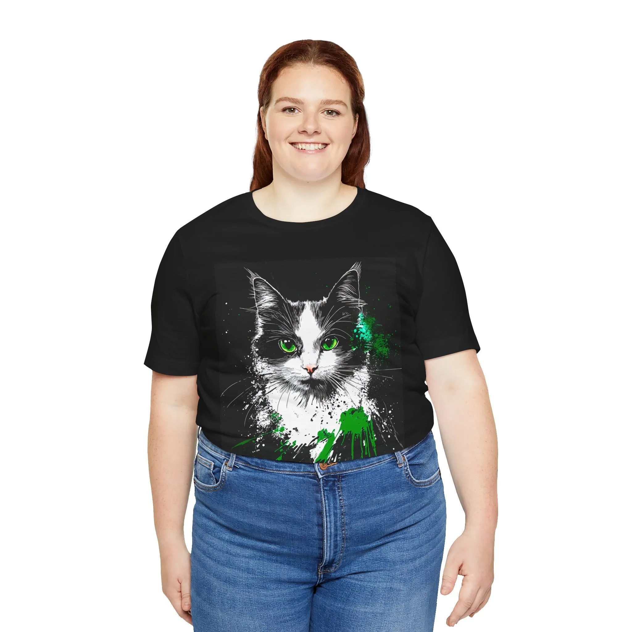 Cat Unisex Jersey Short Sleeve Tee
