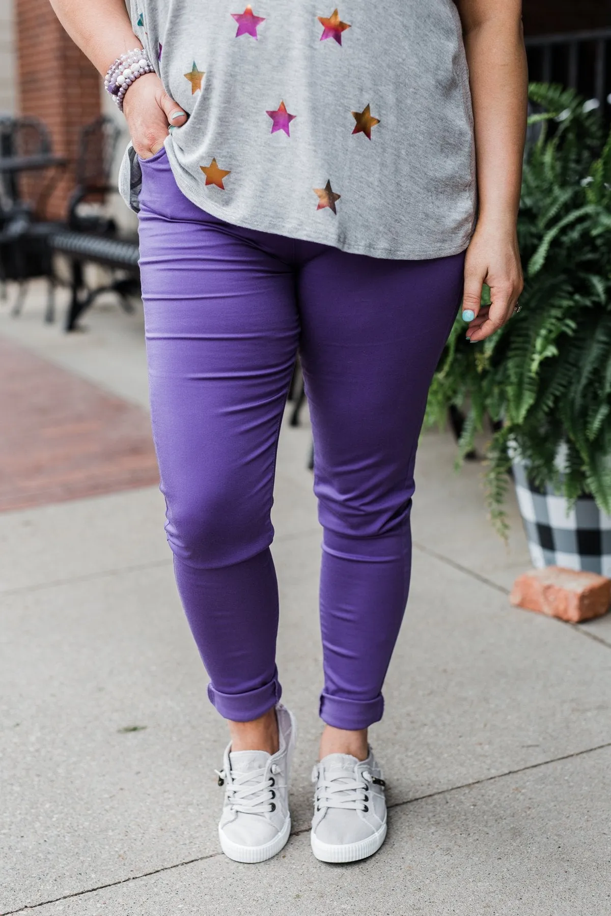Celebrity Pink Skinny Jeans- Ultra Violet