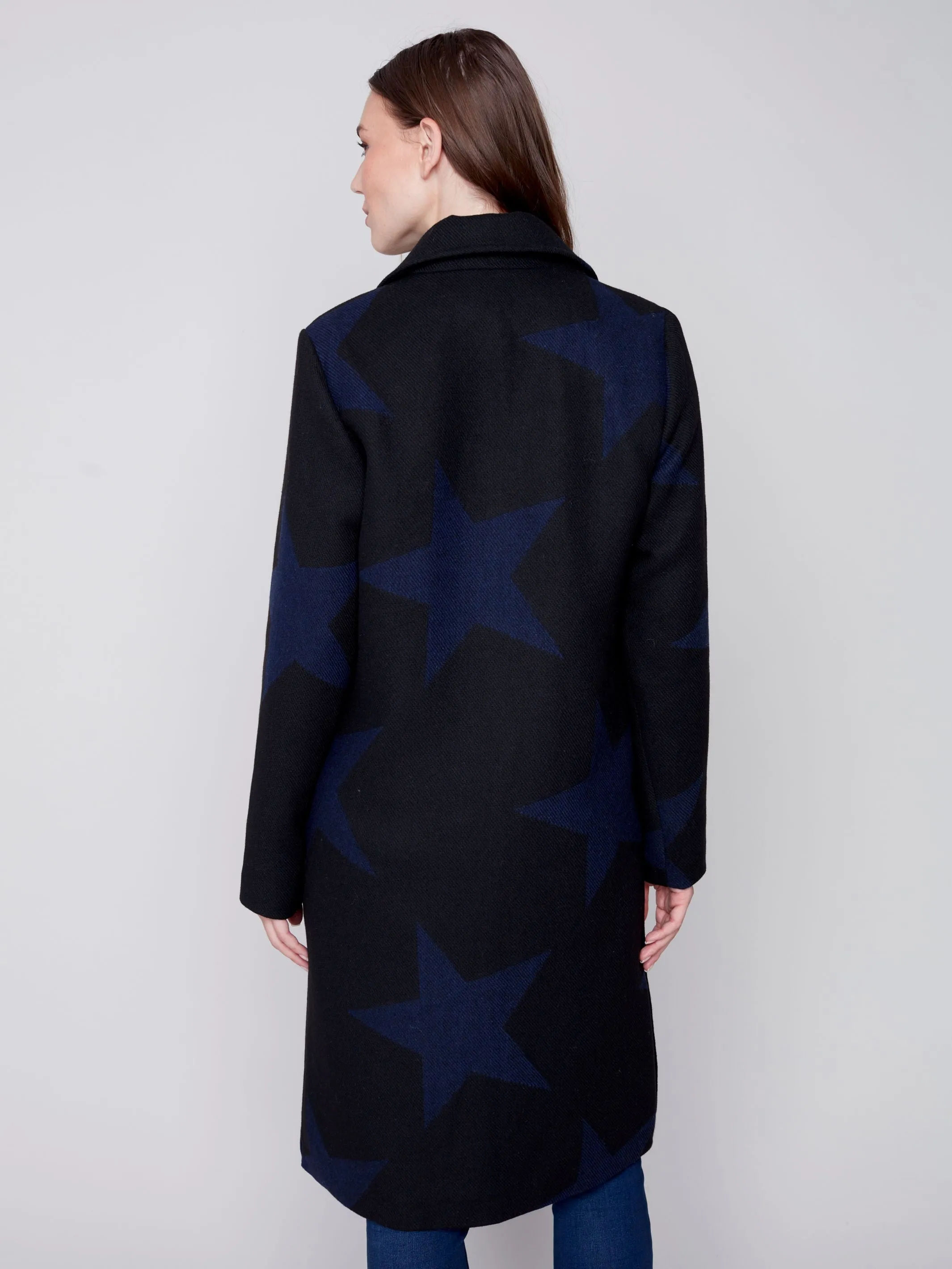 Charlie B. Coat with Tonal Stars