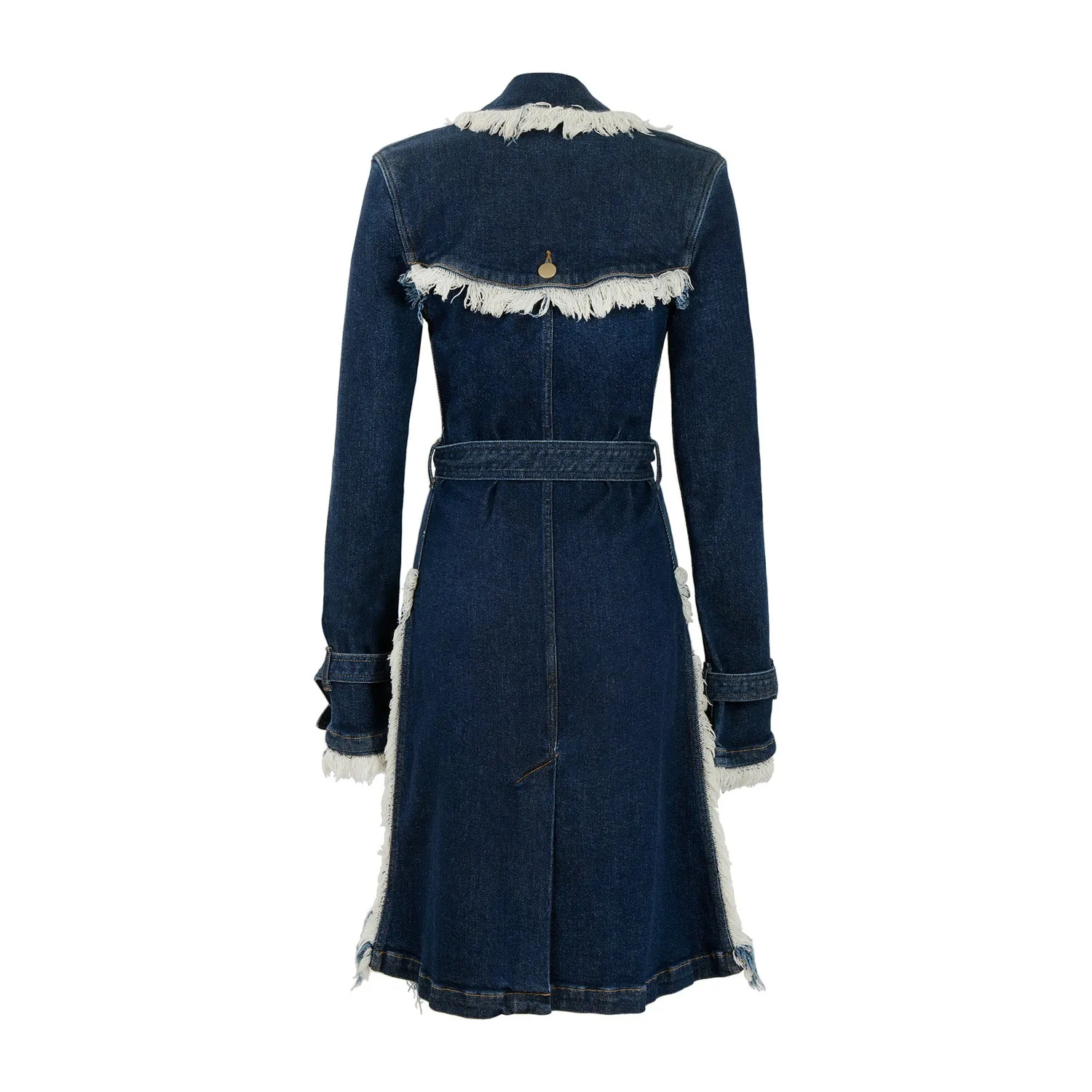 CHICAGO DENIM COAT KNEE LENGTH