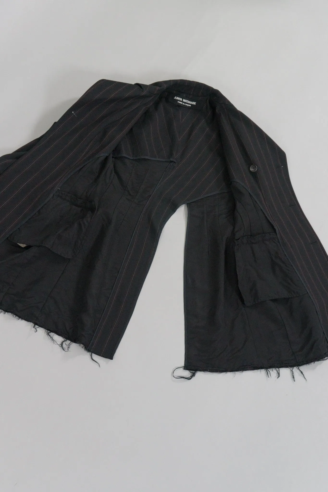 Comme des Garçons Pinstripe Back Vent Jacket