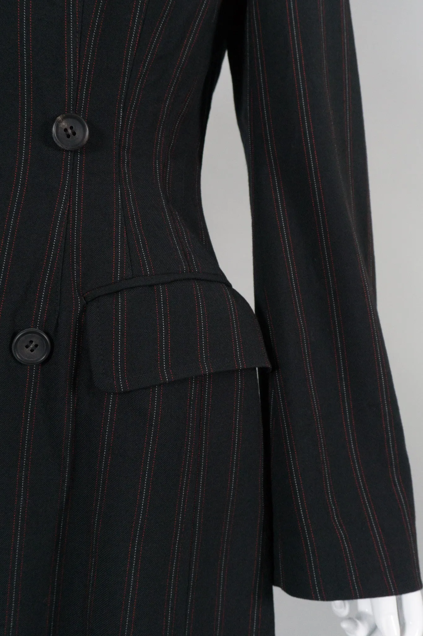Comme des Garçons Pinstripe Back Vent Jacket
