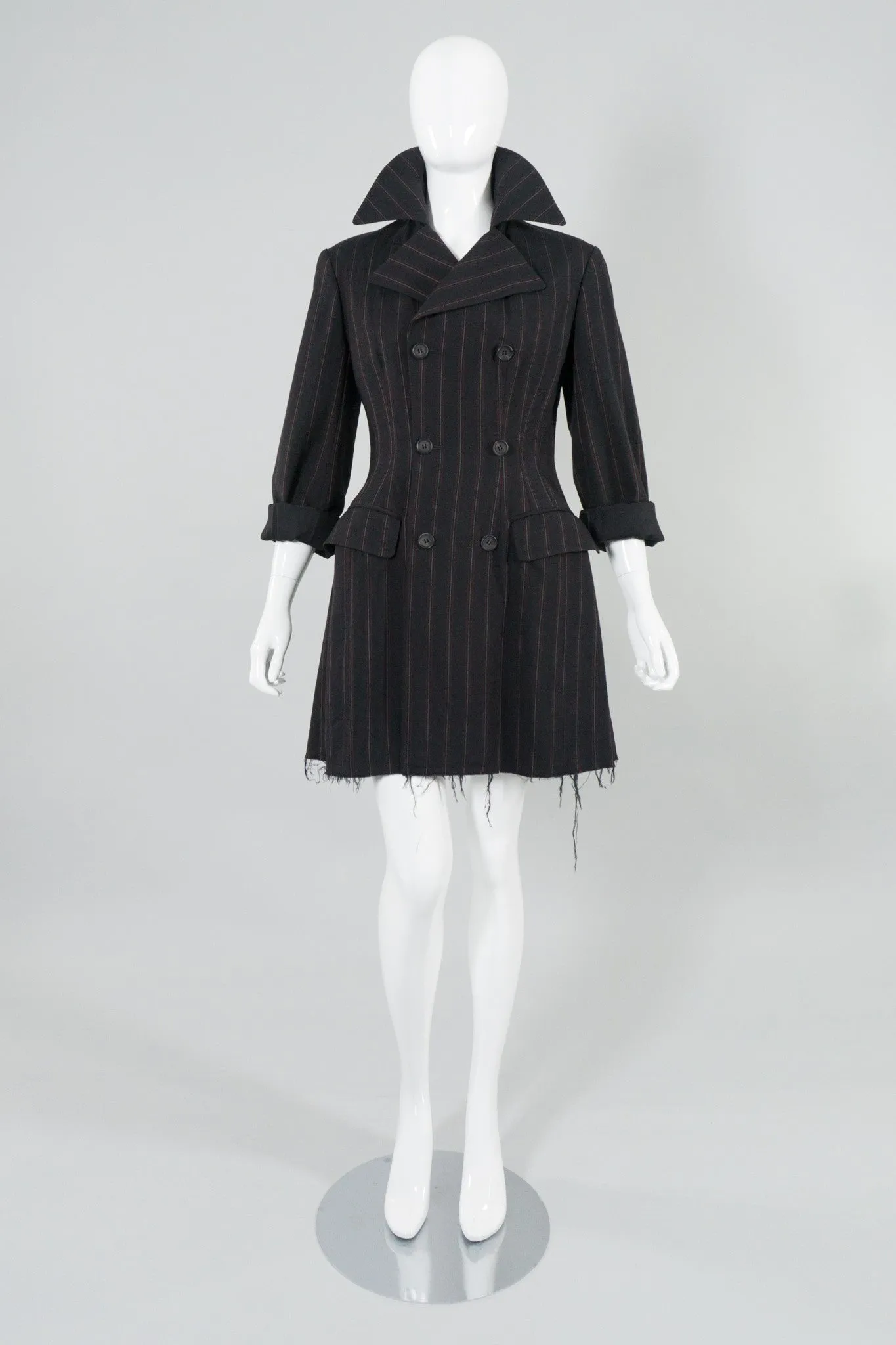 Comme des Garçons Pinstripe Back Vent Jacket