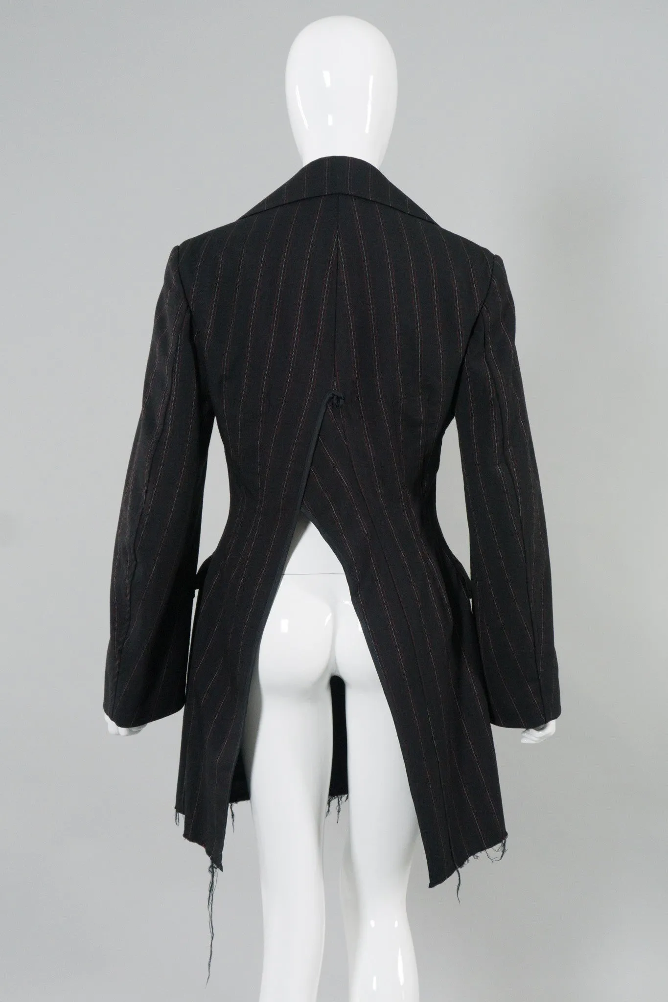 Comme des Garçons Pinstripe Back Vent Jacket