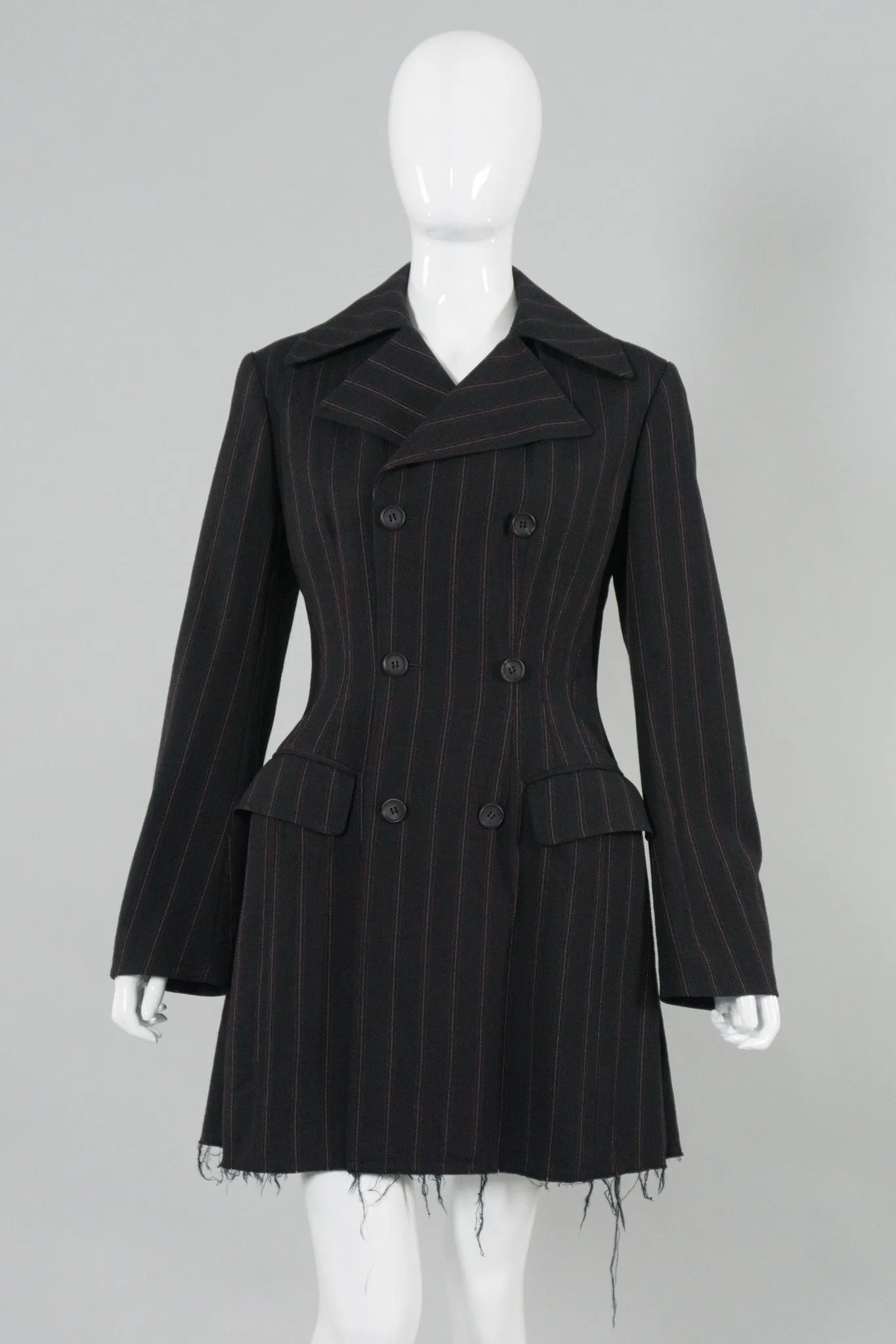 Comme des Garçons Pinstripe Back Vent Jacket