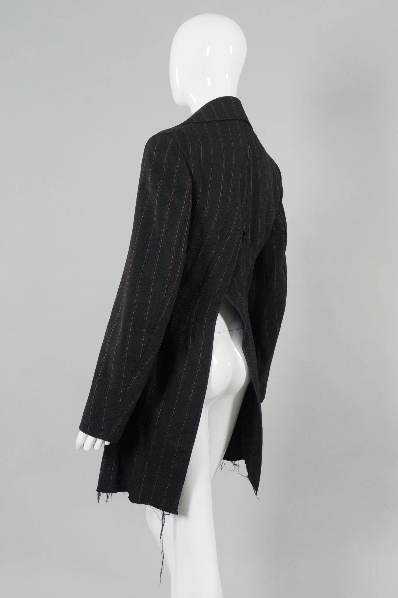 Comme des Garçons Pinstripe Back Vent Jacket