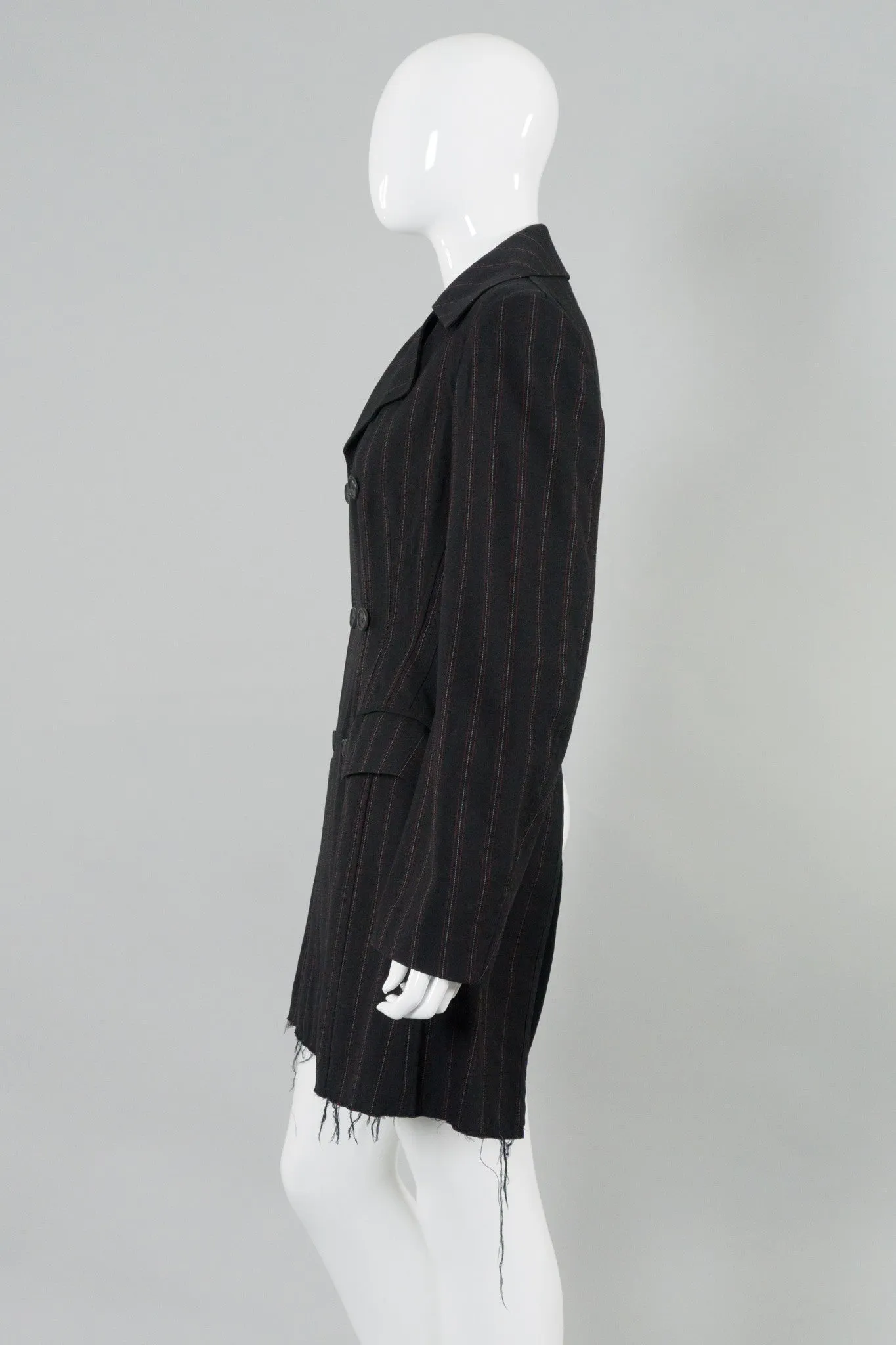 Comme des Garçons Pinstripe Back Vent Jacket