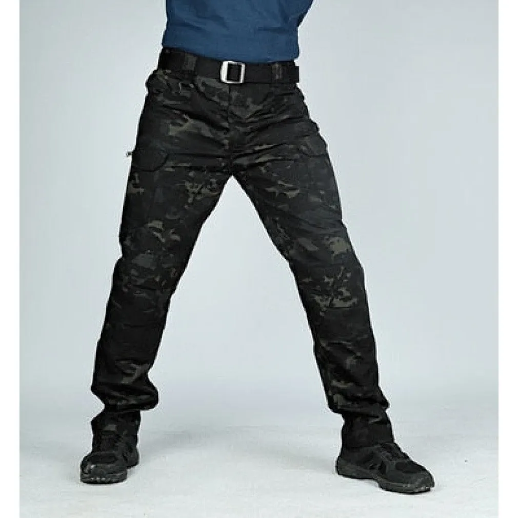 ContiNent 33 City Military Tactical Pants Men Many Pockets Waterproof Wear Resistant Casual Cargo Pants Men