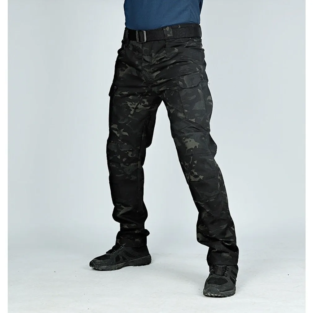 ContiNent 33 City Military Tactical Pants Men Many Pockets Waterproof Wear Resistant Casual Cargo Pants Men