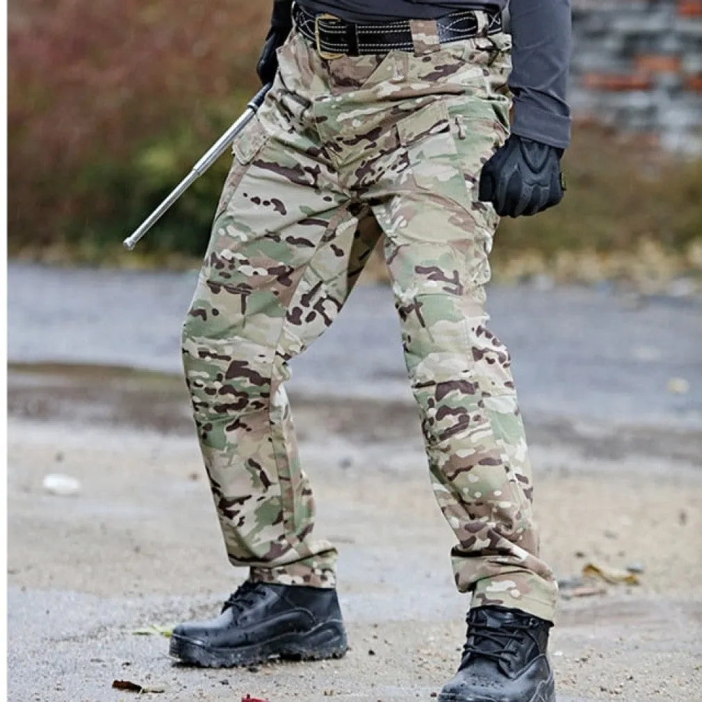 ContiNent 33 City Military Tactical Pants Men Many Pockets Waterproof Wear Resistant Casual Cargo Pants Men