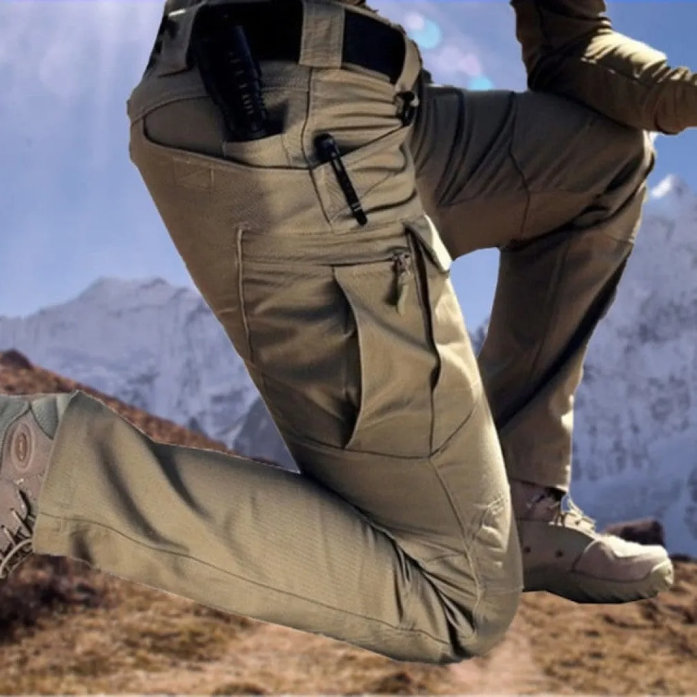 ContiNent 33 City Military Tactical Pants Men Many Pockets Waterproof Wear Resistant Casual Cargo Pants Men