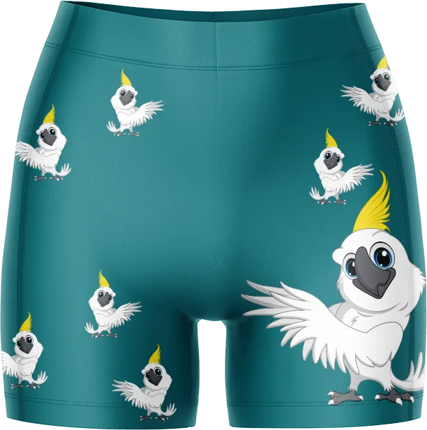 Cool Cockatoo Ladies Gym Shorts