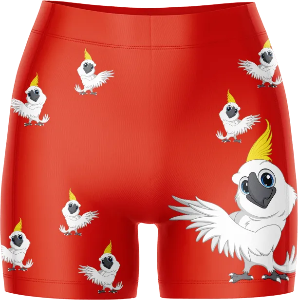 Cool Cockatoo Ladies Gym Shorts