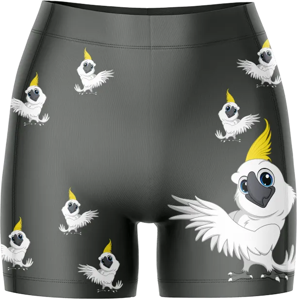 Cool Cockatoo Ladies Gym Shorts